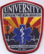 UNIVERSITY OF ARIZONA EMS SHOULDER PATCH - SEW ON.